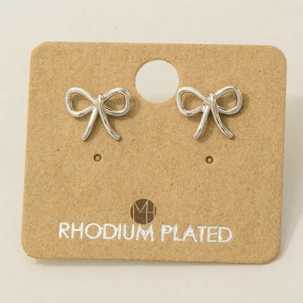 Bow Stud Earrings