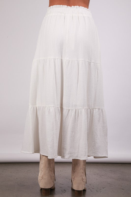 White Maxi Skirt