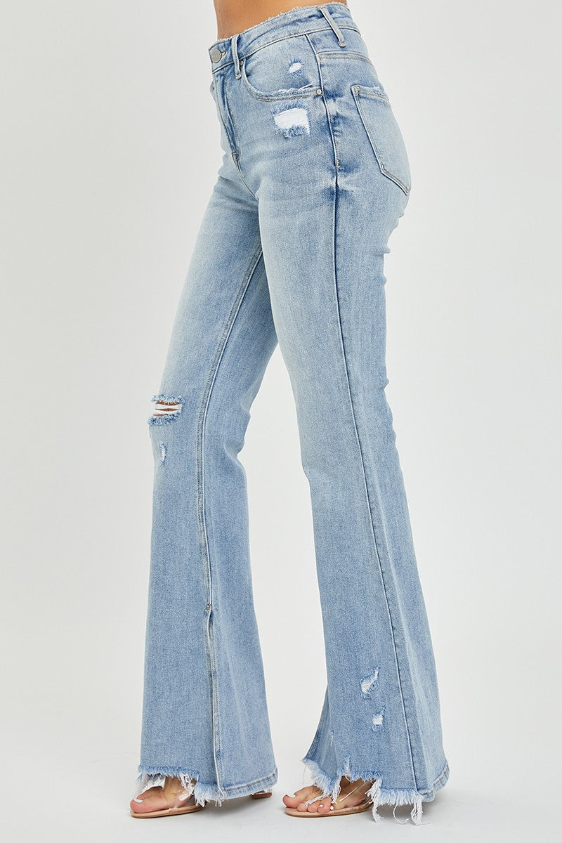 Split Flare Risen Jeans
