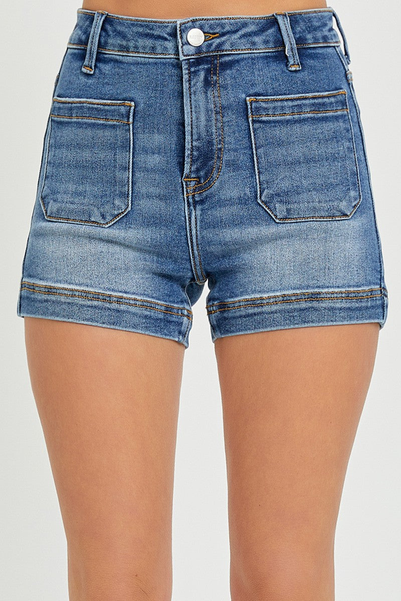 Dark Patch Pocket Risen Shorts