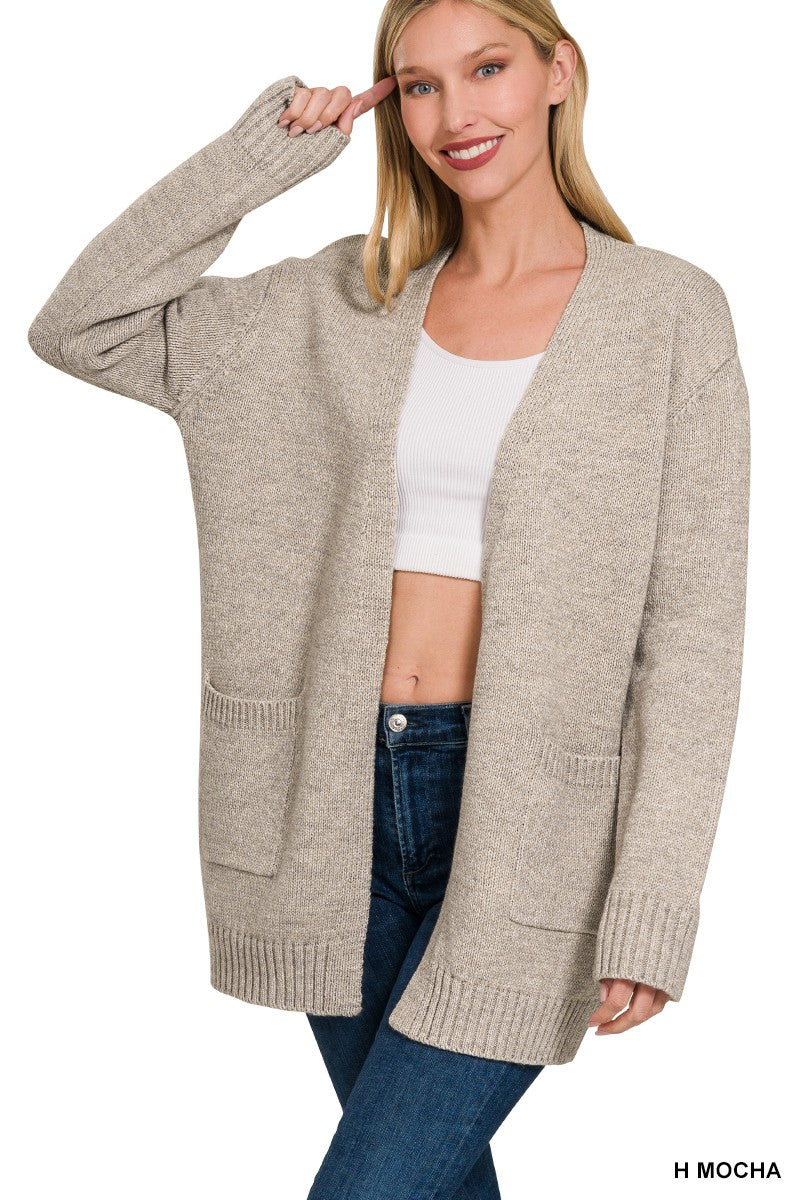 Open Front Sweater Cardigan