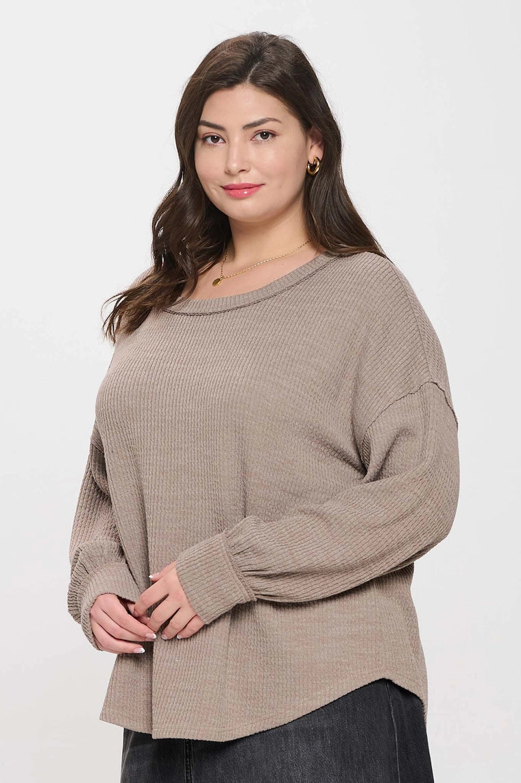 Long Sleeve Knit Top