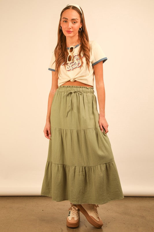 Sage Maxi Skirt