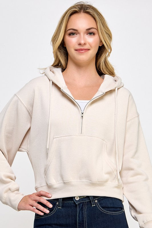 Half Zip Hoodie