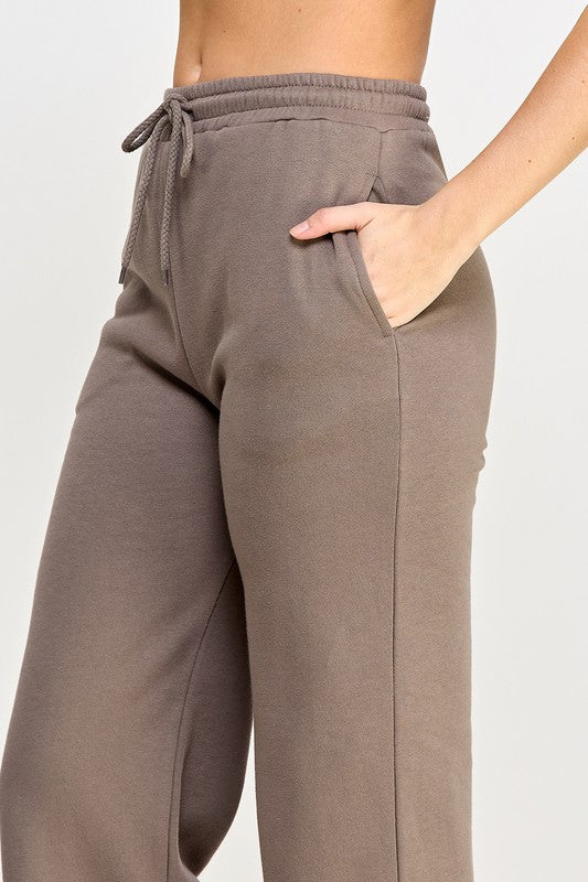 Straight Leg Joggers-Fossil