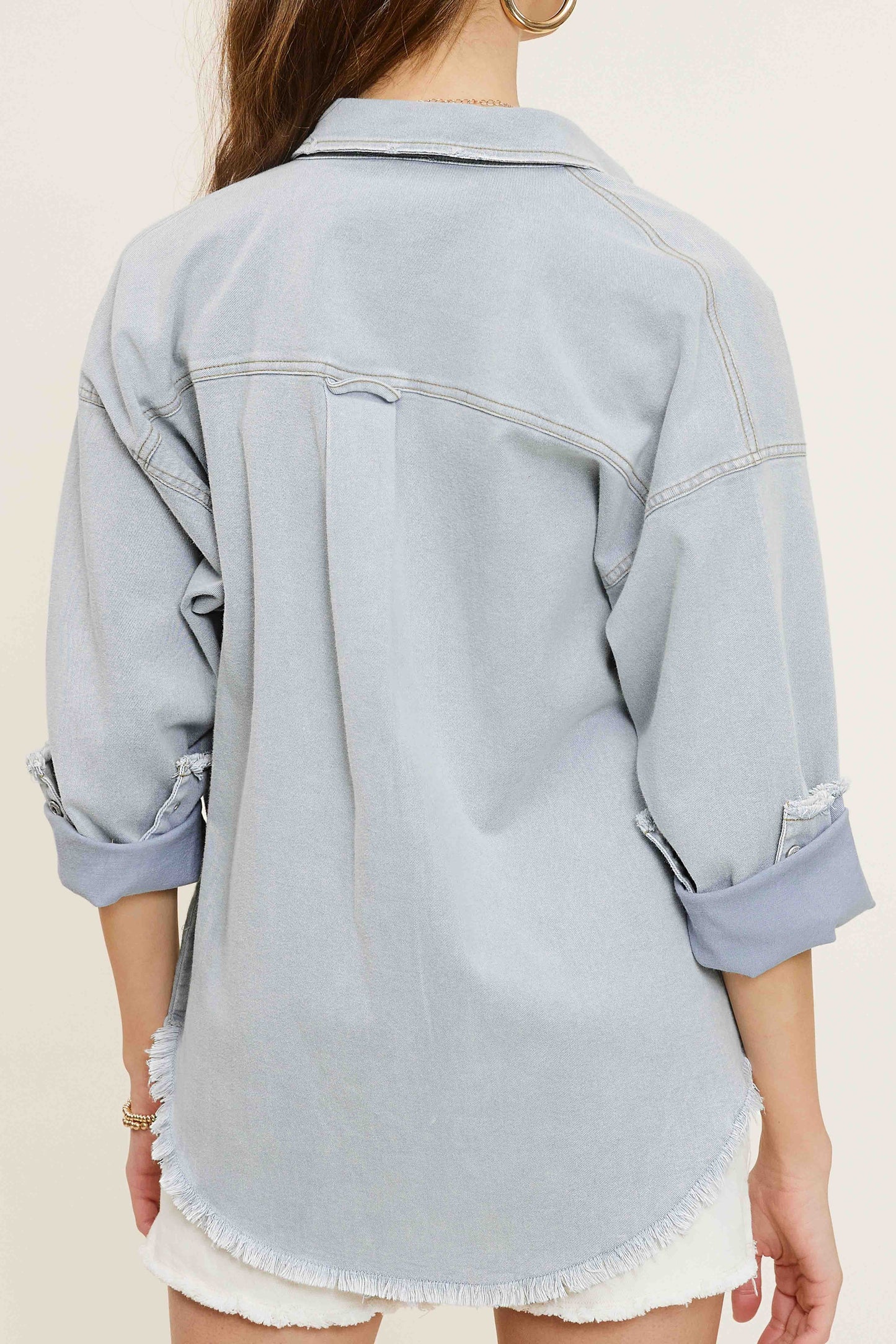 Button Down Denim Shirt