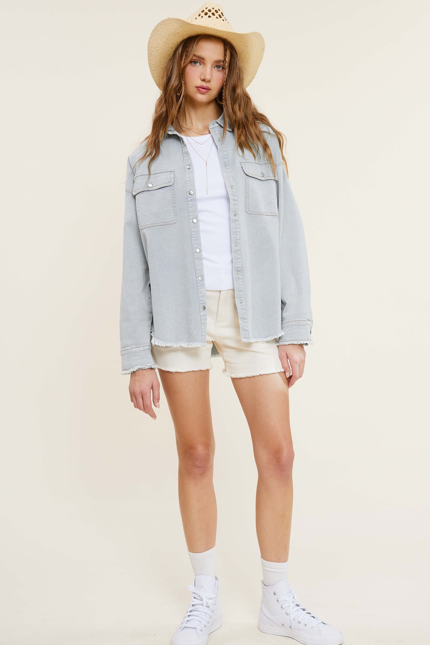 Button Down Denim Shirt