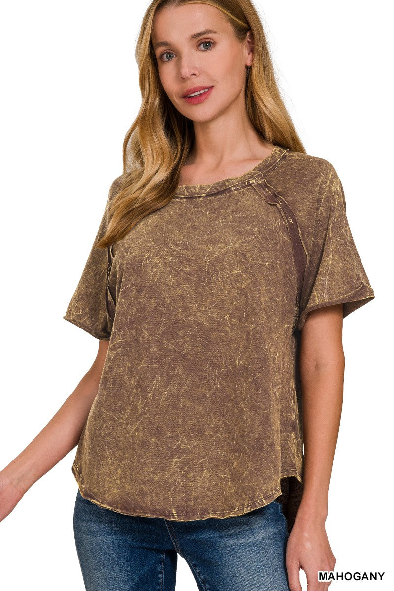 Crinkle Washed Tee