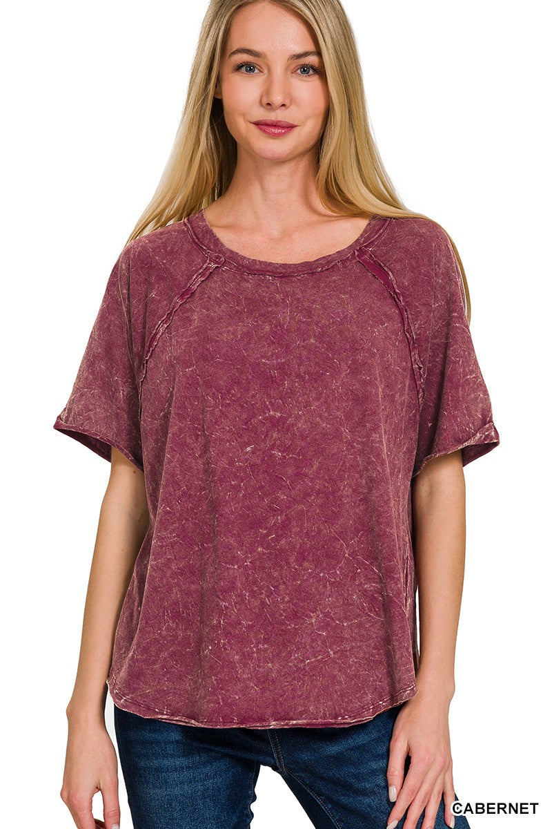 Crinkle Washed Tee