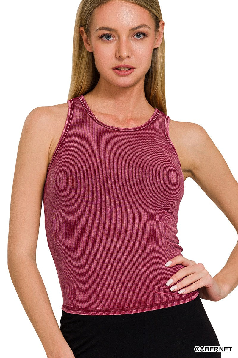 Washed Racerback Tank