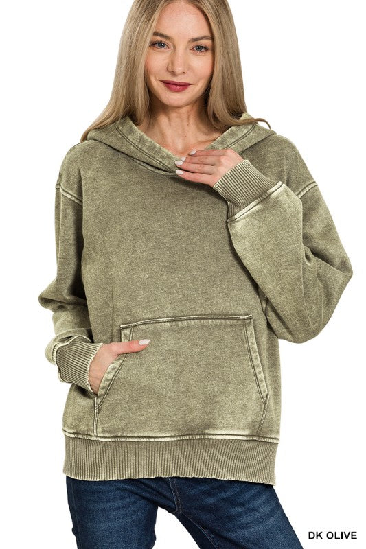 Kangaroo Pocket Fleece Hoodie