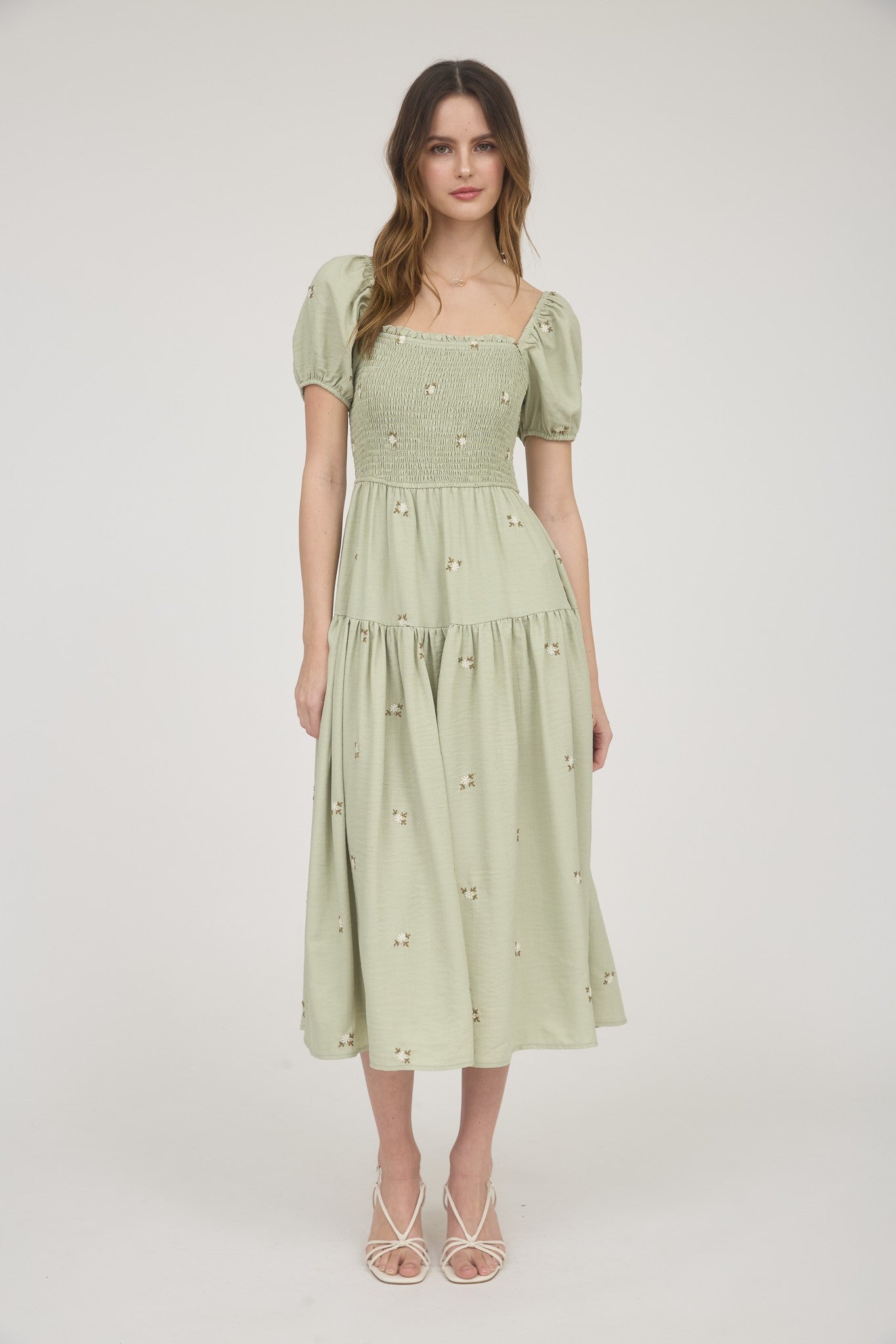 Floral Smocked Dress