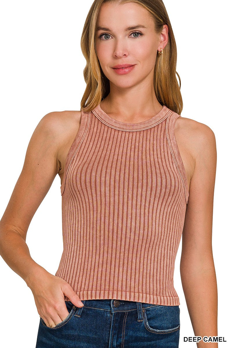 Washed Seamless Tank