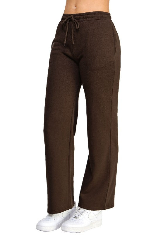 Fleece Straight Leg Jogger
