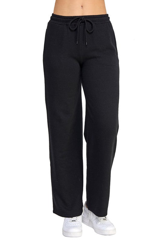 Fleece Straight Leg Jogger