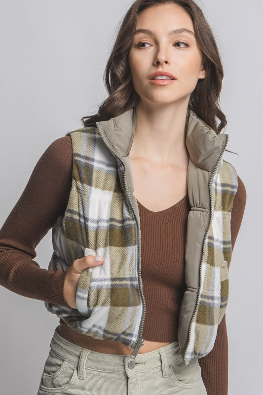 Reversable Puffer Vest