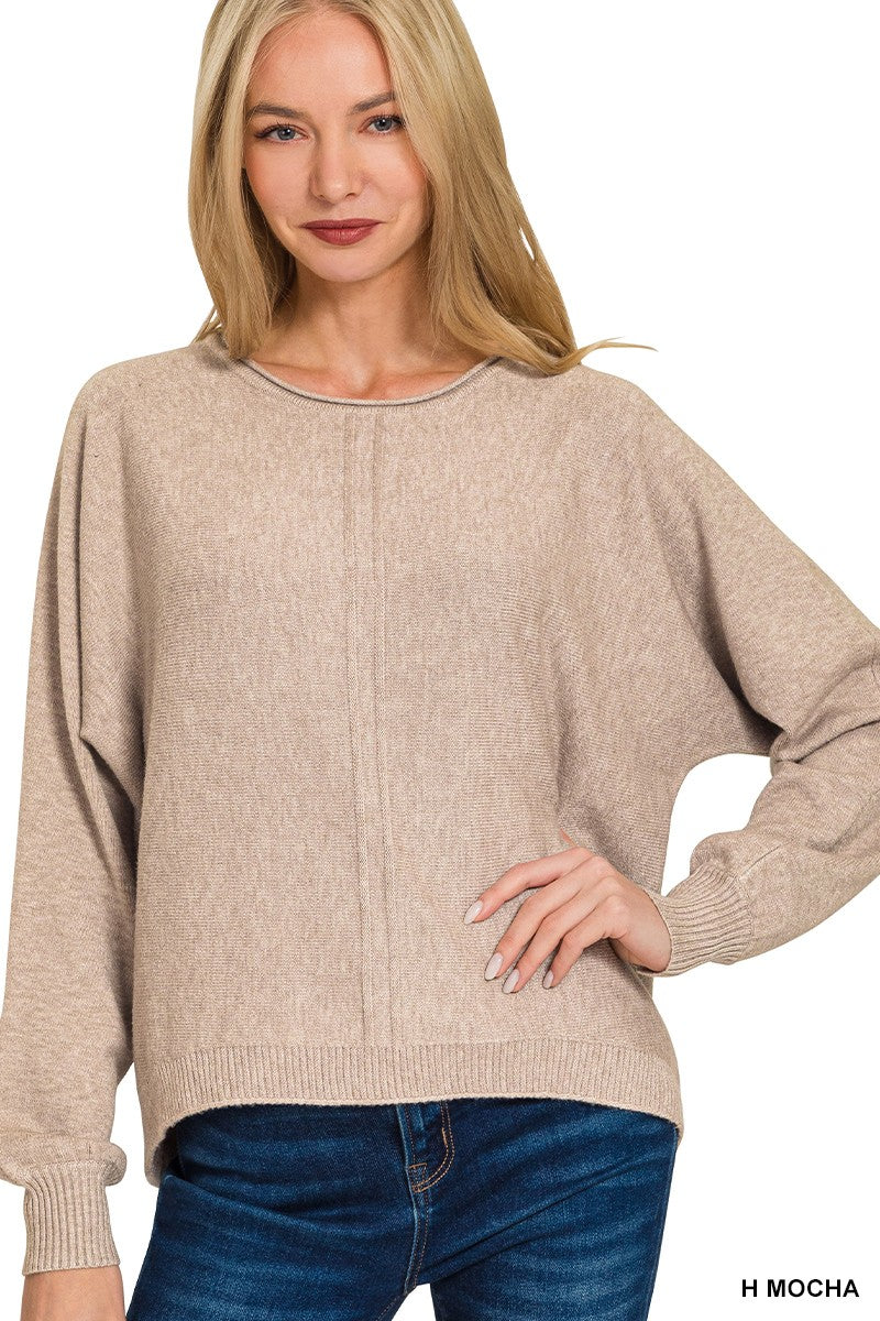 Front Seam Sweater