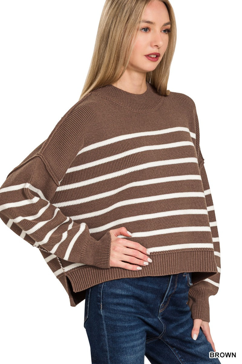 Striped Oversized Sweater