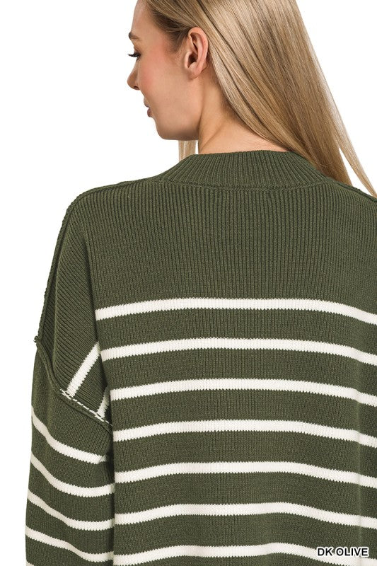 Striped Oversized Sweater