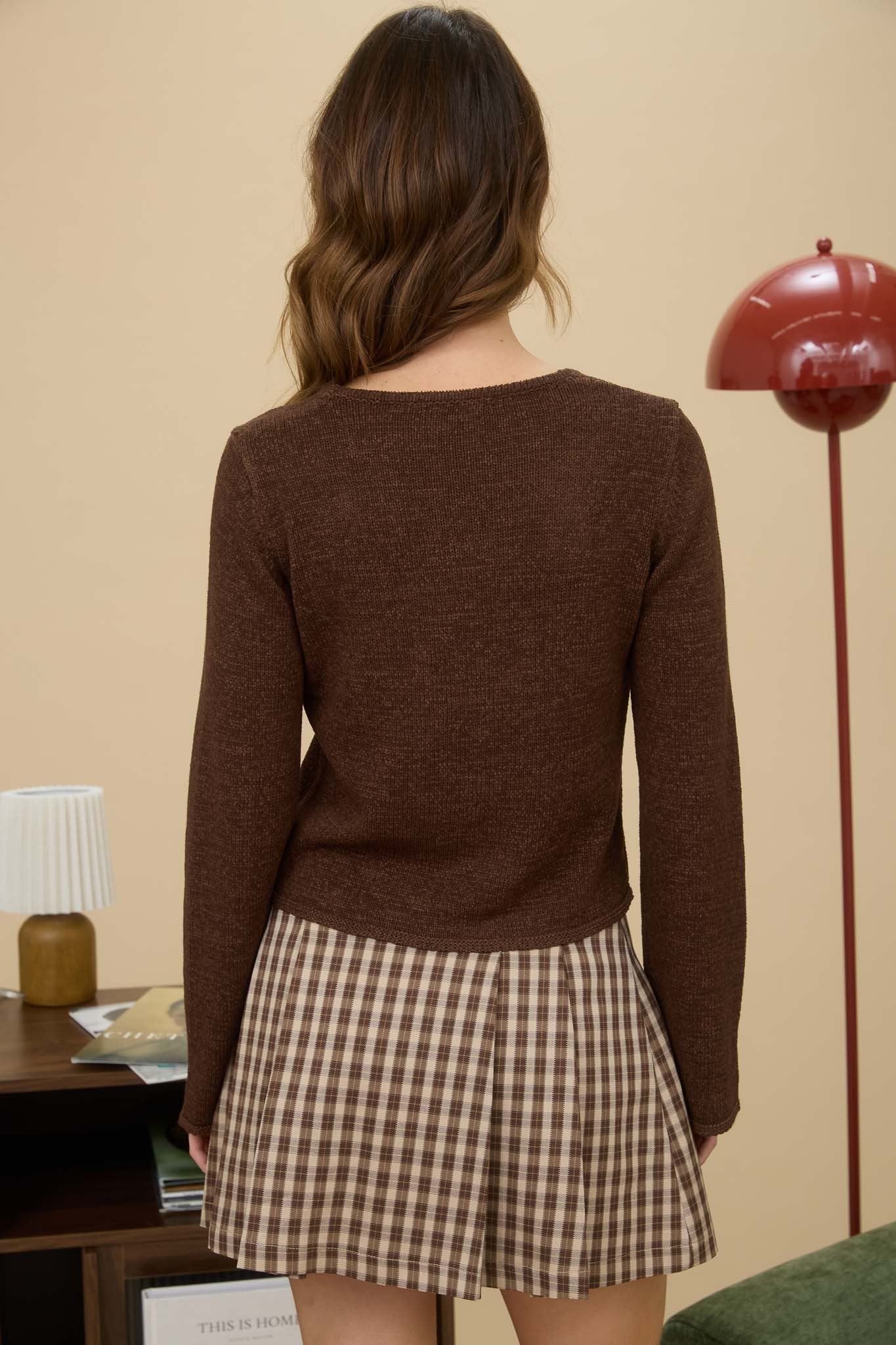 Multi Tie Long Sleeve Cardigan