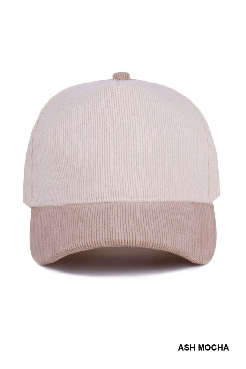 Corduroy Trucker Hat