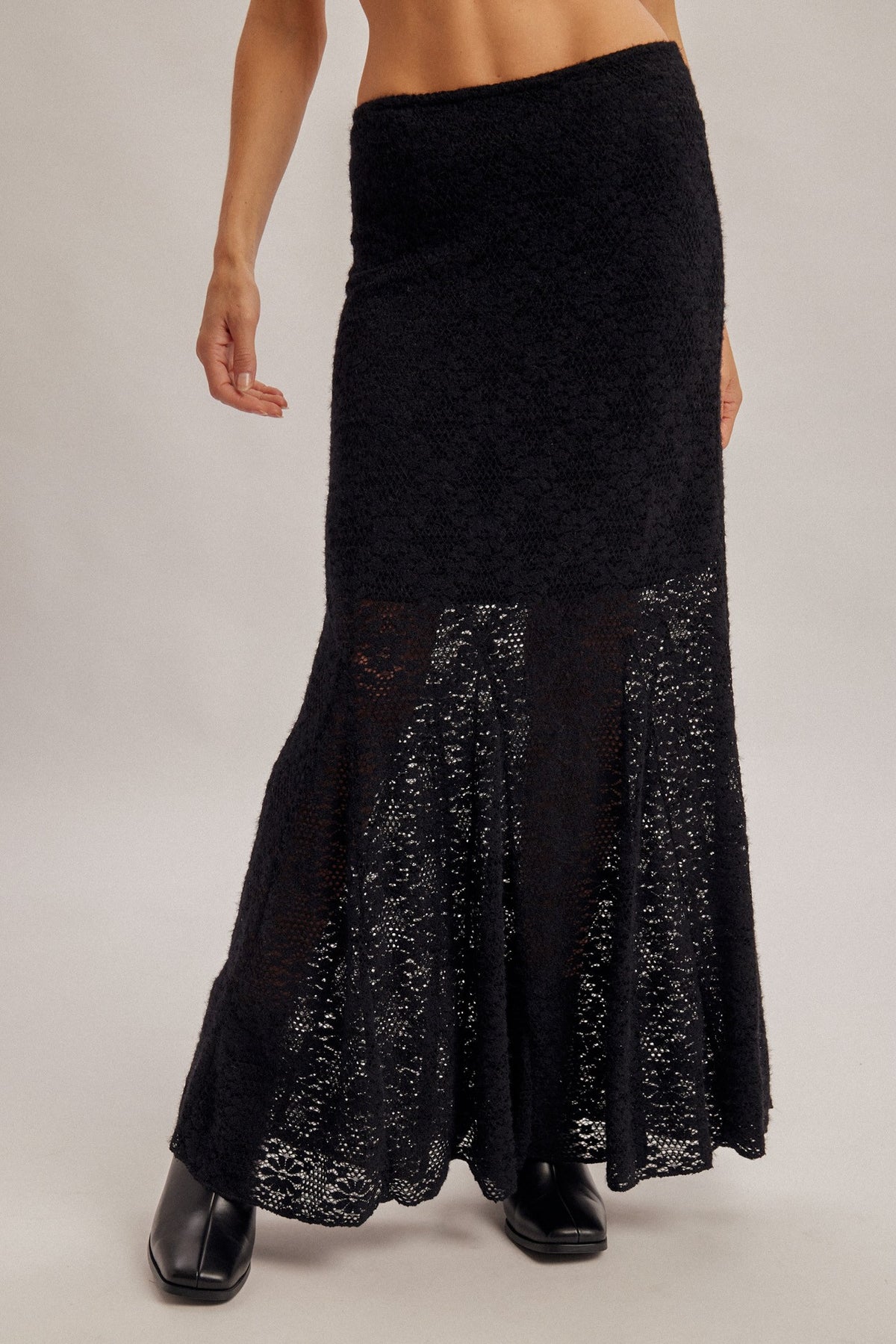 Lace Midi Skirt