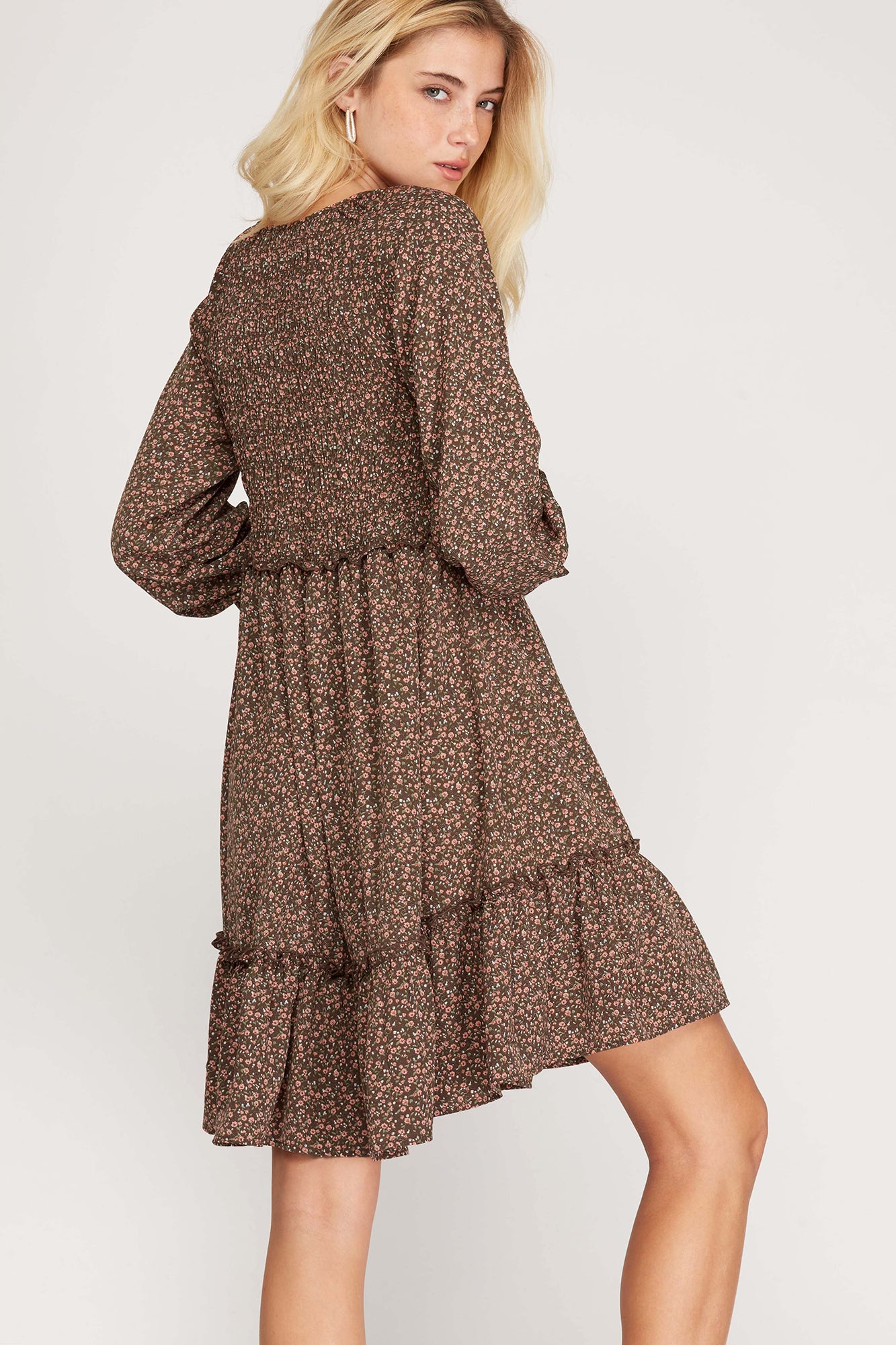 Forever Fall Floral Dress