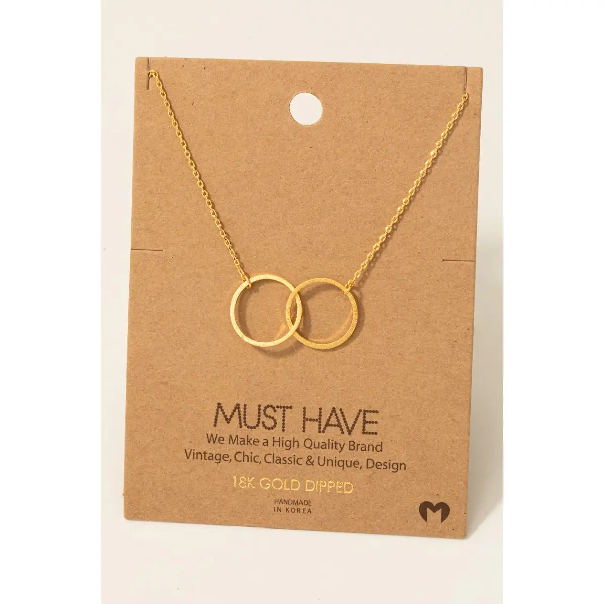 Dual Circle Necklace