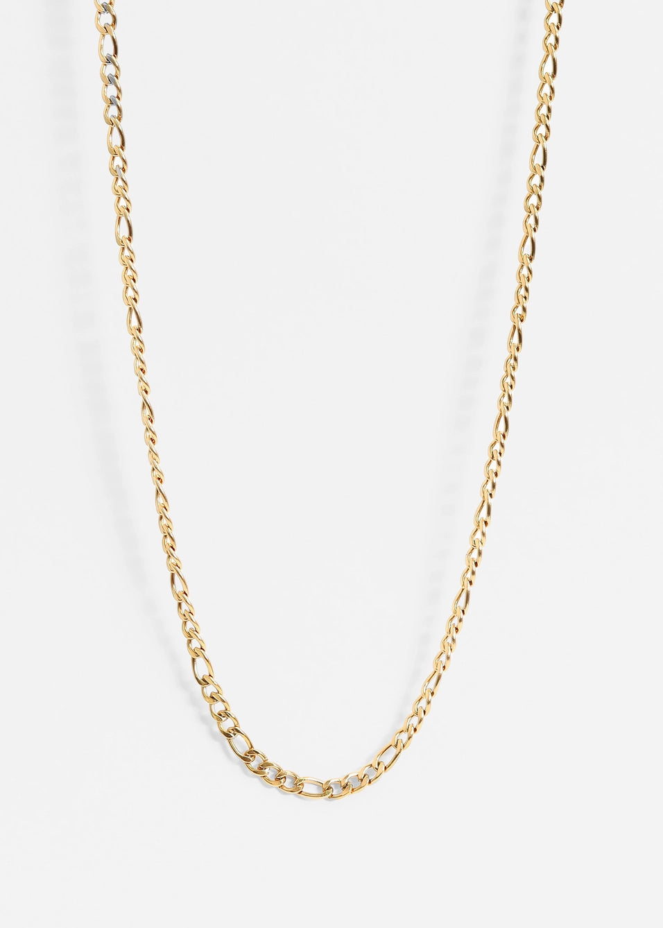 Figaro Chain Necklace-Gold