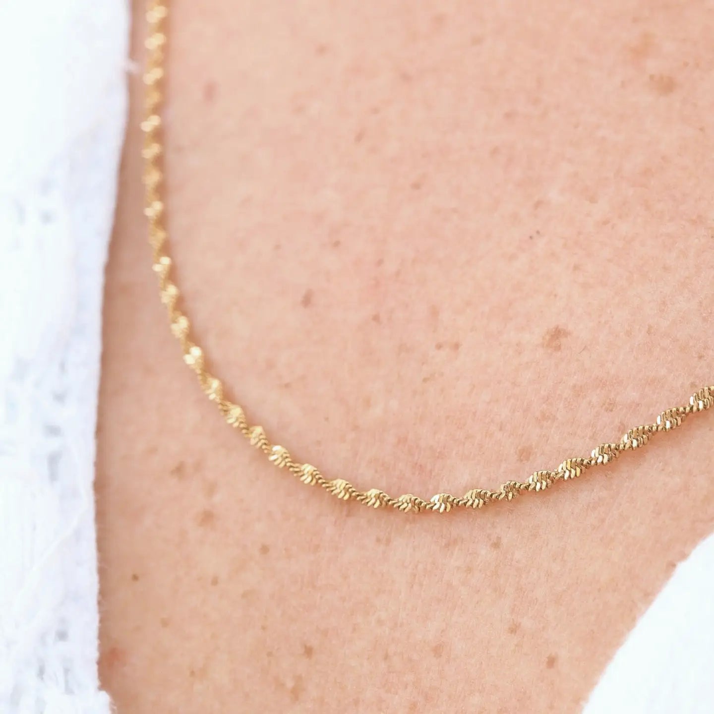 Gold Singapore Necklace