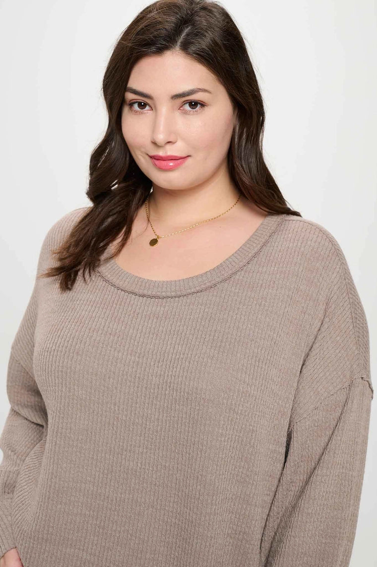 Long Sleeve Knit Top