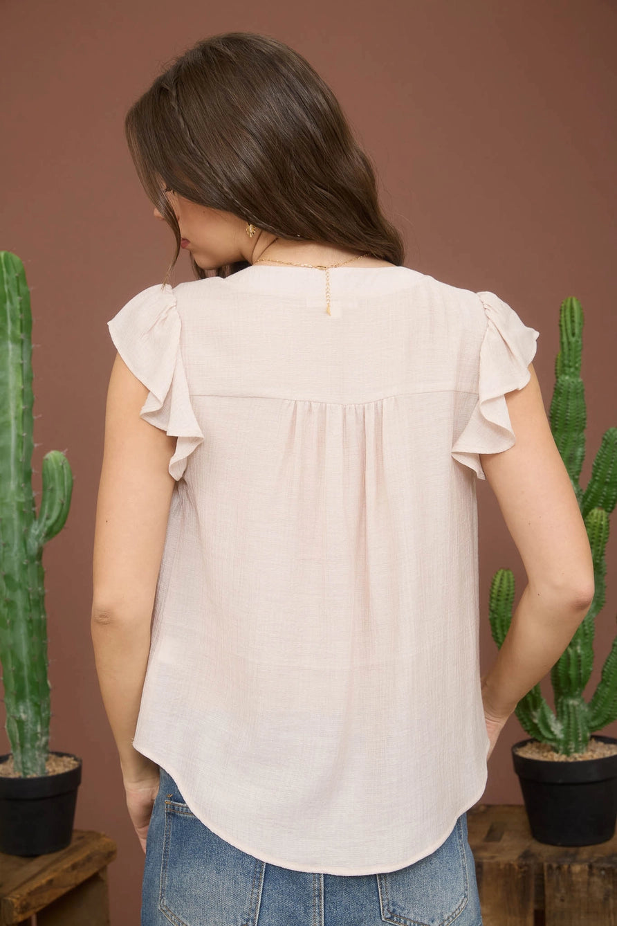 Floral Embroidery Top