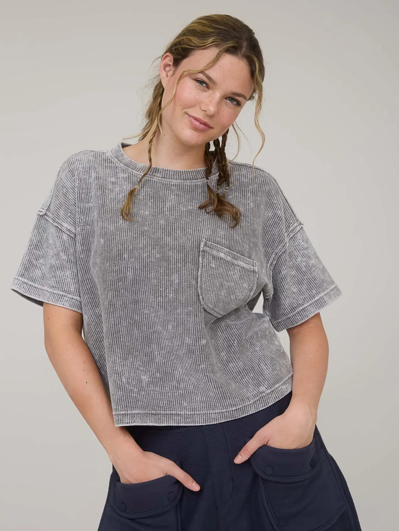 Washed Pocket Tee