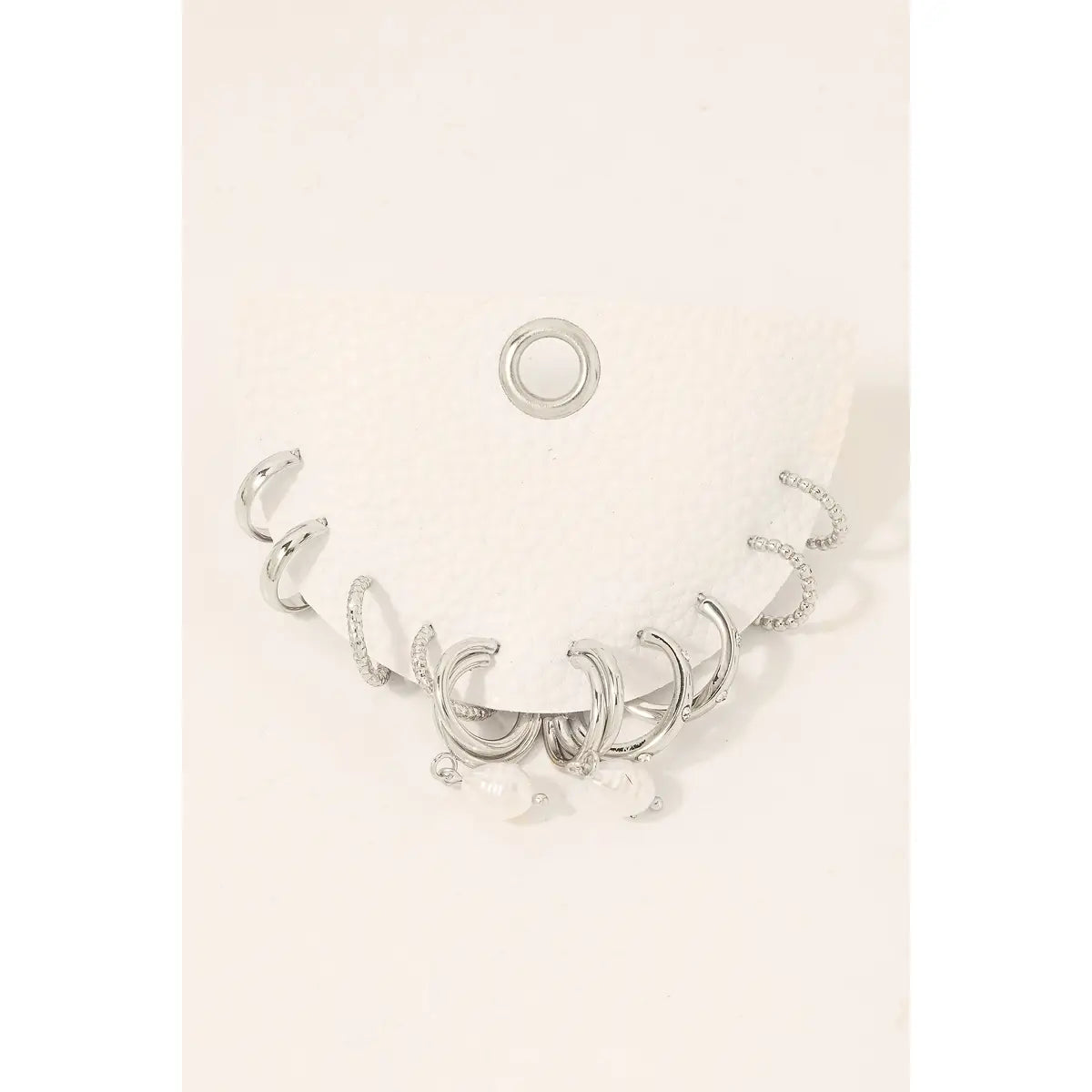 Pearl Mixed Hoop Set