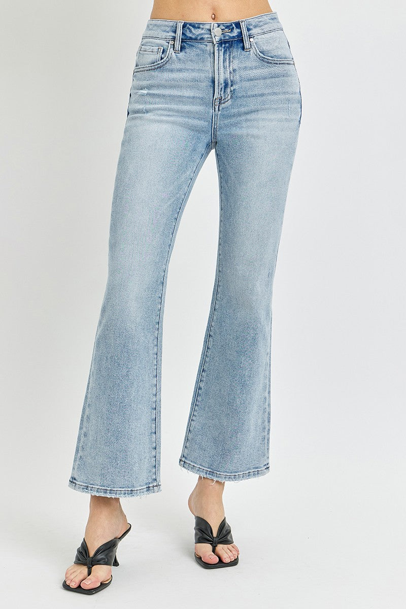 Ankle Flare Risen Denim
