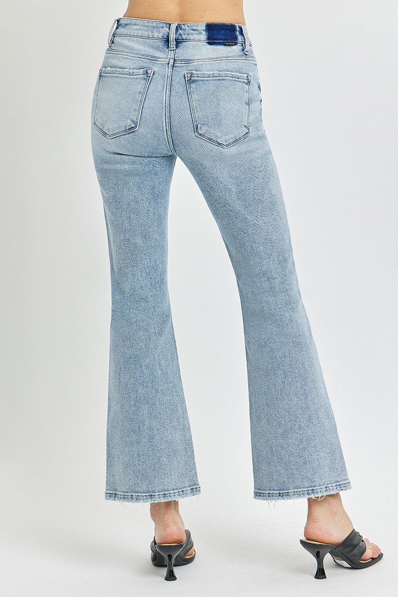 Ankle Flare Risen Denim