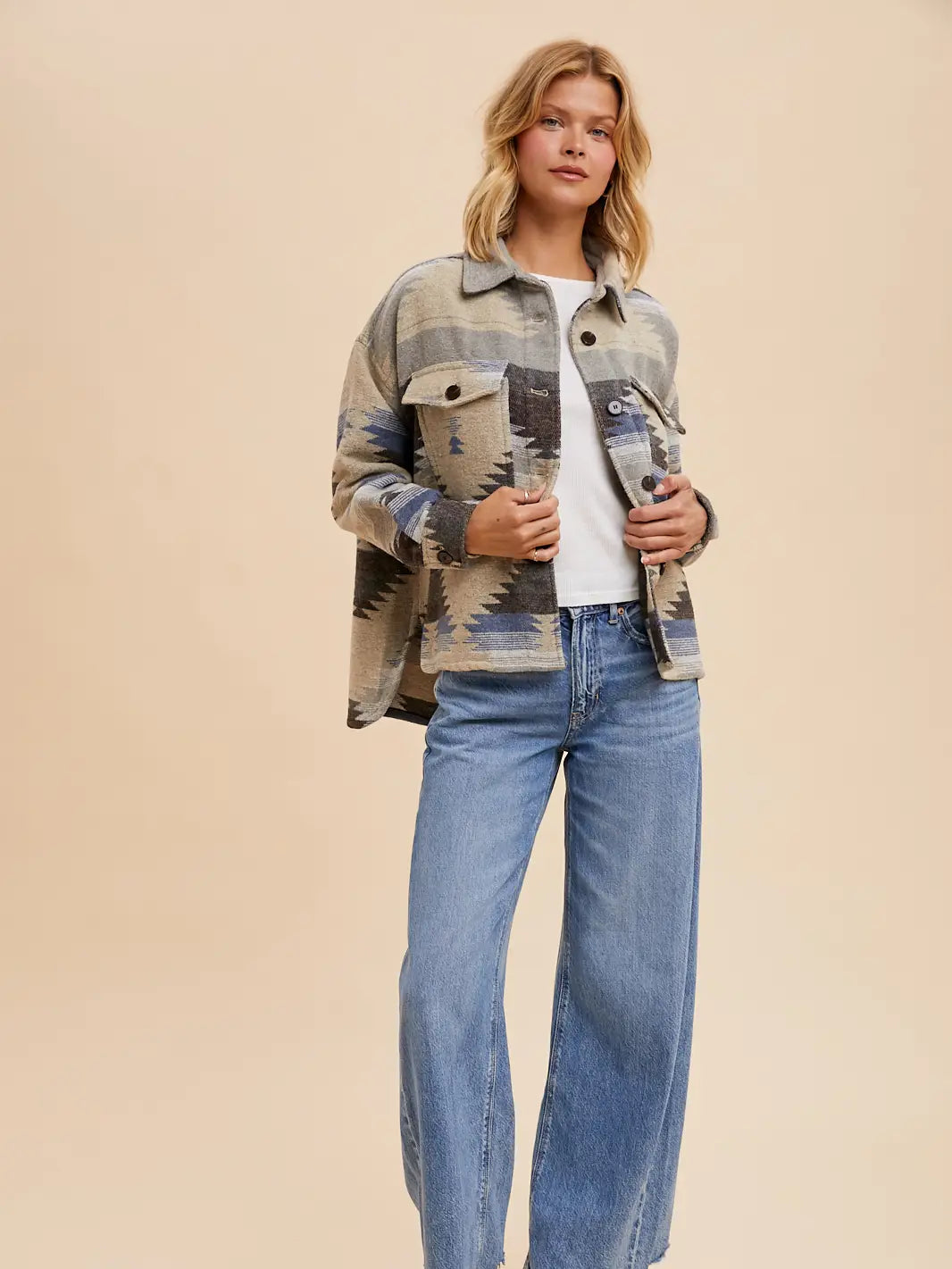 Aztec Print Jacket