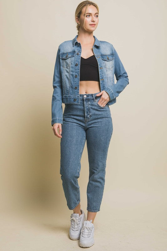 Distressed Denim Jacket