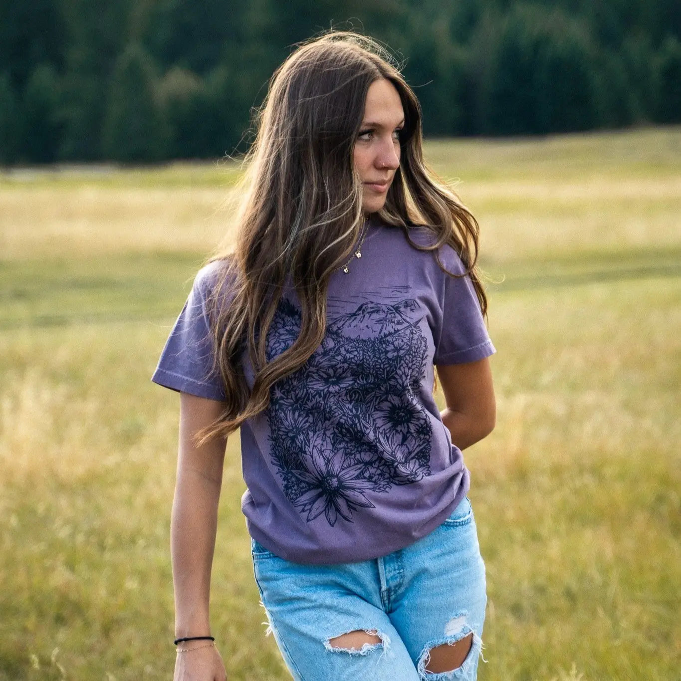 Flower Meadow Graphic Tee