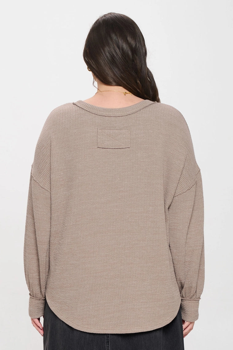 Long Sleeve Knit Top
