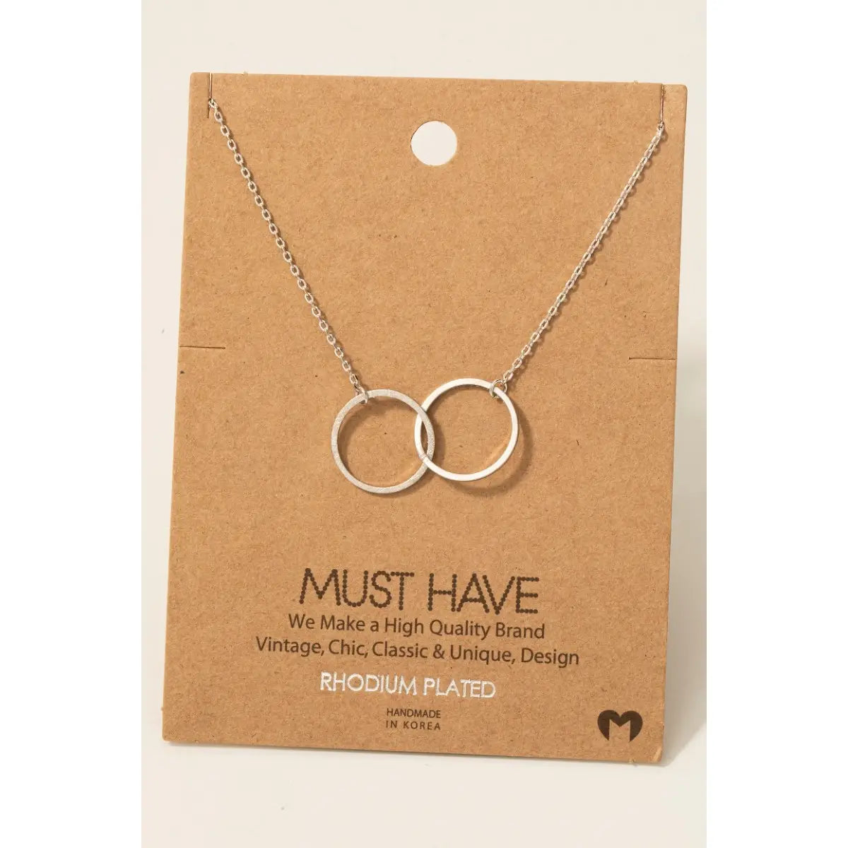 Dual Circle Necklace