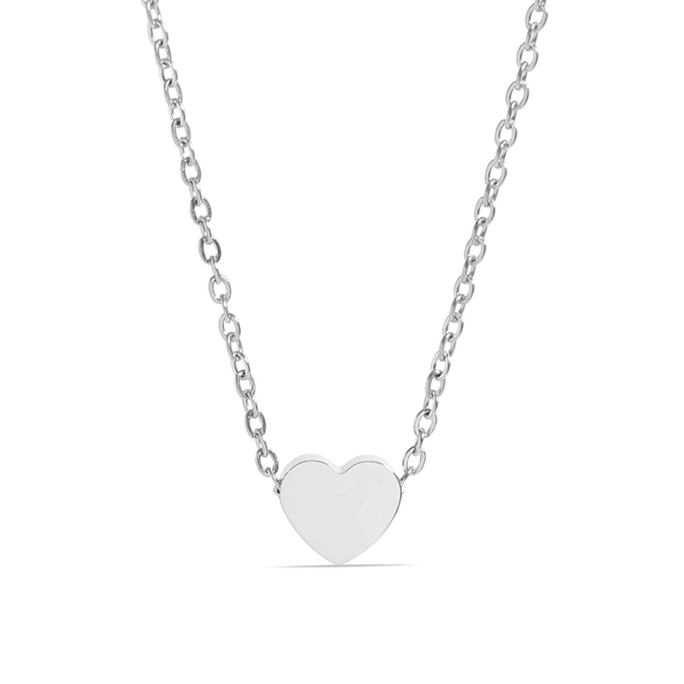 Heart Necklace-Silver