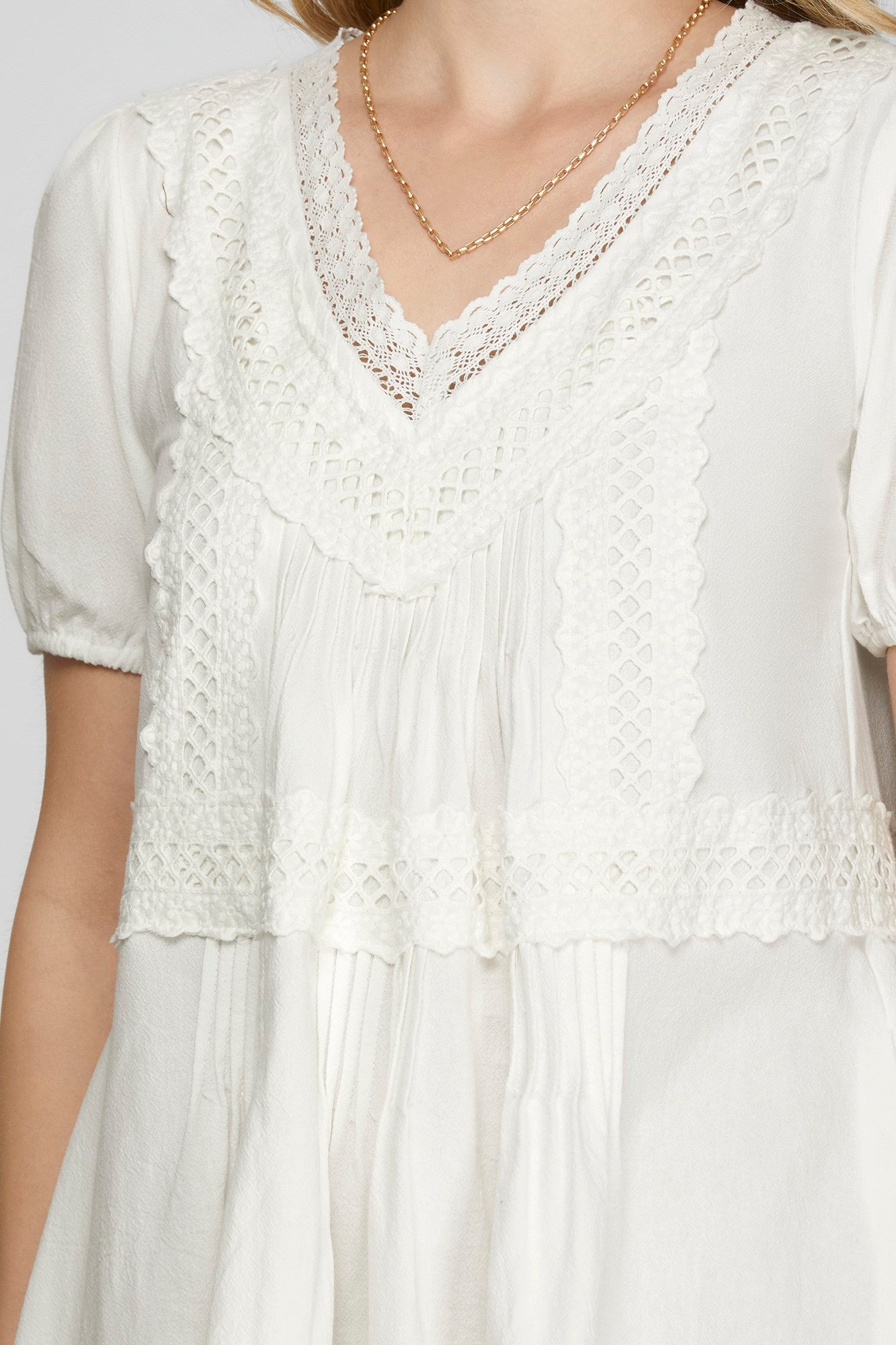 Lace Trim Dress