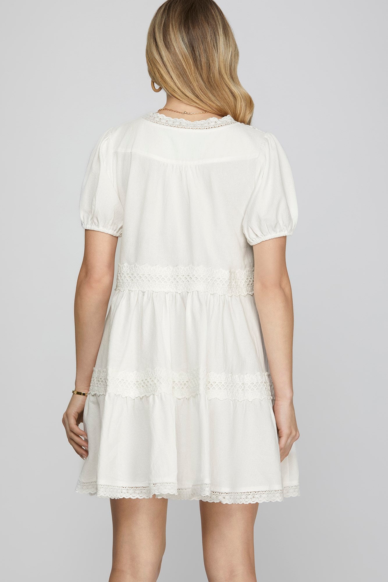 Lace Trim Dress