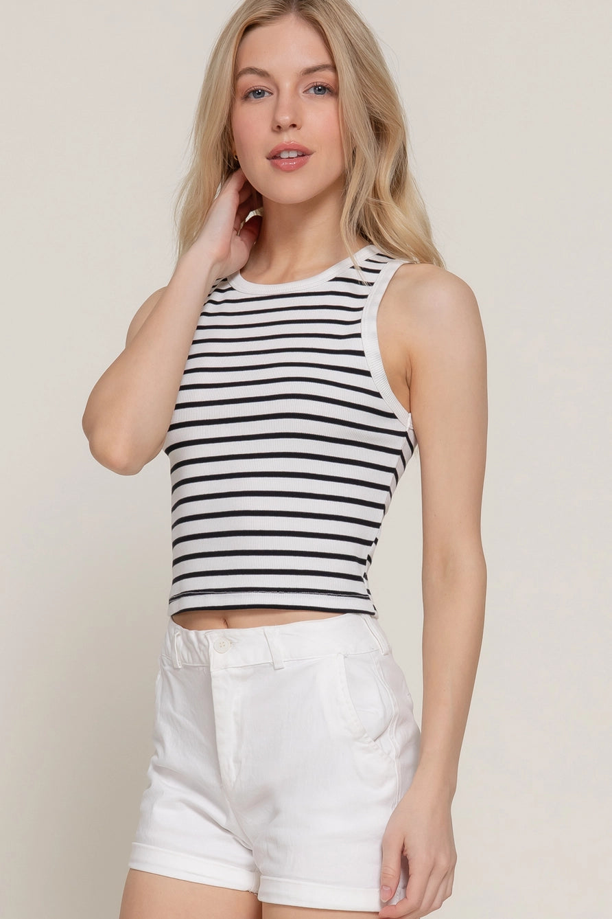 Stripe Rib Tank