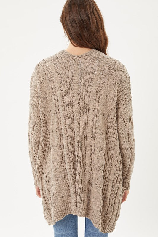 So Lovely Truffle Cardigan