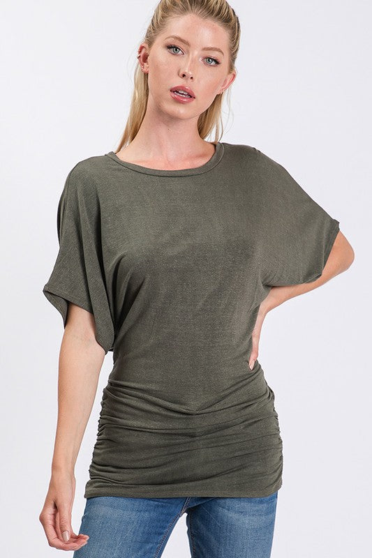 Stay Beautiful Top- Olive