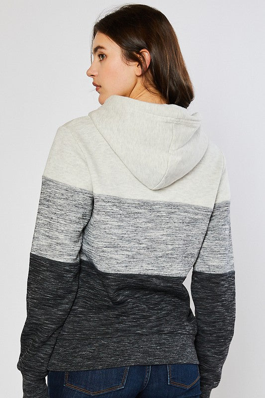Perfectly Casual Colorblock Hoodie