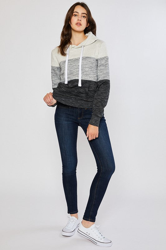 Perfectly Casual Colorblock Hoodie