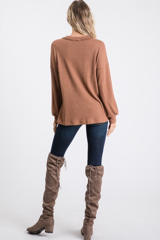 It's Always Been You Brown Top